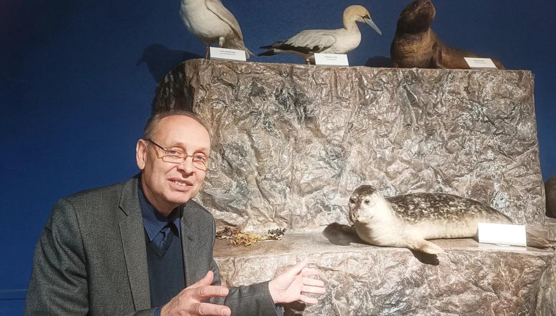 Mikola Vasilenko, guide of the Latvian National Museum of Natural History