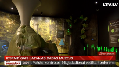 Rīta panorāma "Iespaidīgais Latvijas Dabas muzejs"